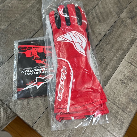 Alpinestars Tech-1 Start V2 Rally Racing Gloves Fire Flame Proof Sz L - Picture 5 of 6